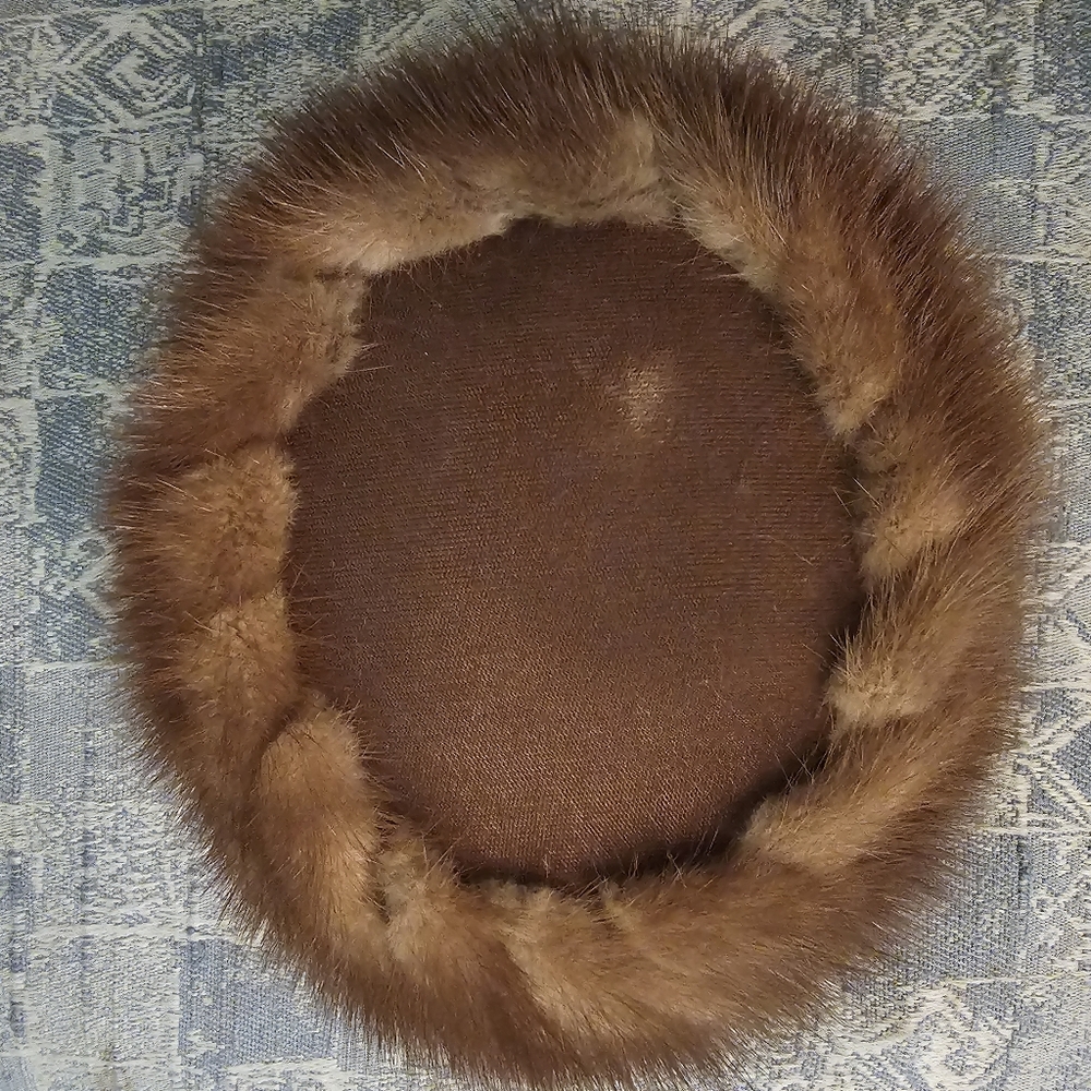 Vintage Mink and Velvet Women's Hat